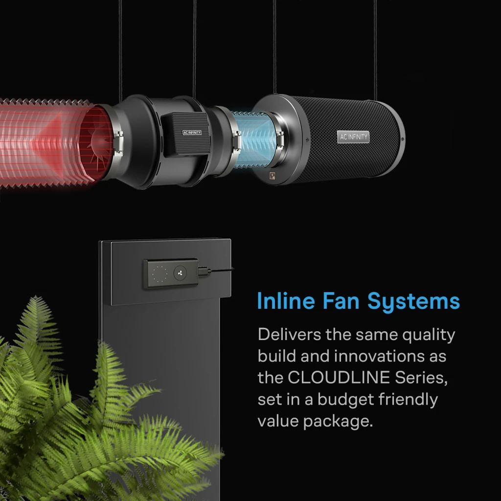Air Filtration Kit 4" with Speed Controller, Inline Fan, Carbon Filter
