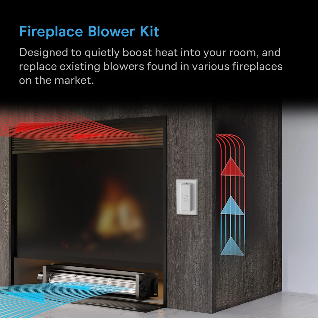 Quiet Fireplace Blower