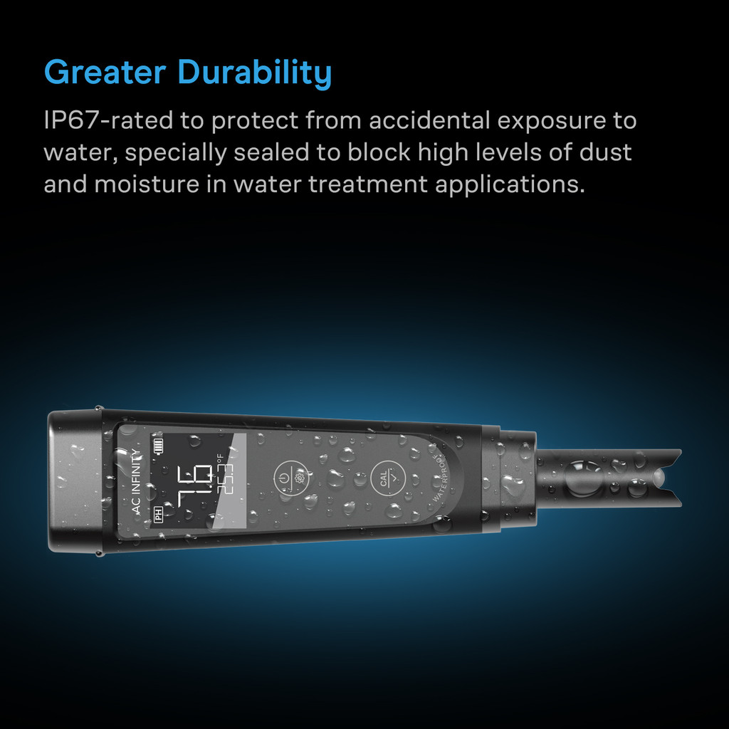 High Precision Digital pH Pen with ±0.1 pH Accuracy, Nutrient Test pH Meter for Water Hydroponics Plants, Gardening, Aquariums, Swimming Pools