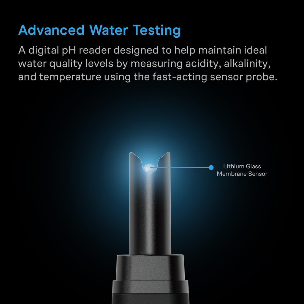 High Precision Digital pH Pen with ±0.01 pH Accuracy and Interchangeable Probe, Nutrient Test pH Meter for Water Hydroponics Plants, Gardening, Aquariums, Swimming Pools