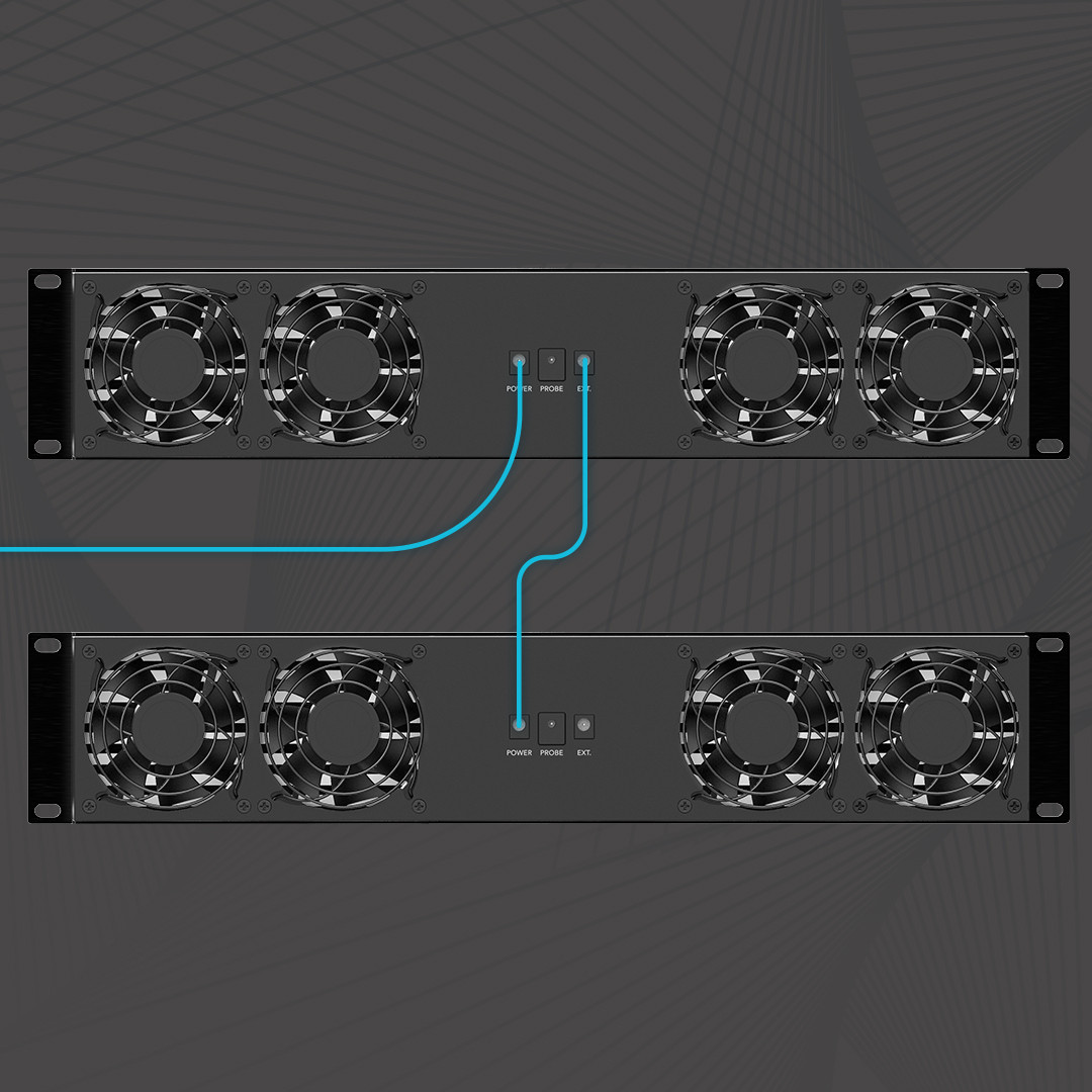 How to Connect Two Cloudplate Rack Fans