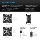 80mm Quiet USB Fan