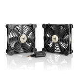 Dual 120mm Quiet USB Fan