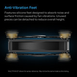 AC-Powered Dual 120mm Cooling Fan