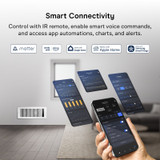AIRTAP T4 White, Register Booster Fan for 4” x 10” Register Holes, Improves Heating & Cooling from AC Vents, with 10-Level Speeds and Bluetooth Integrated App Control
