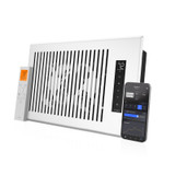 AIRTAP T6 White, Register Booster Fan for 6” x 10” Register Holes, Improves Heating & Cooling from AC Vents, with 10-Level Speeds and Bluetooth Integrated App Control