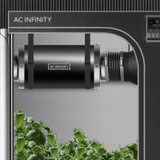 Inline Duct Fan Silencer Noise Reduction Muffler, Indoor Hydroponics Grow Tent Ventilation