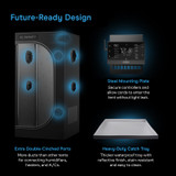 Grow Tent for Indoor Plant Growing, 2000D Oxford Canvas, 96" x 48" x 80"