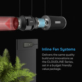 CLOUDLINE Inline Fan and Carbon Filter Combo, Cooling and Ventilation System for Grow Tents, Hydroponics, Indoor Gardening