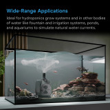 850 GPH Submersible Water Pump (3218 L/H, 36W), Ultra Quiet Fountain Pump with 10 ft. High Lift, 5 ft. Power Cord, for Fish Tanks, Aquariums, Fountains, Statuaries, Ponds, Pools, Hydroponics