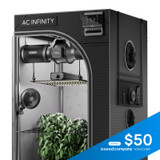1-Plant Kit w/ Self-Learning AI Controller, Dynamic Airflow & LM301H LED Lighting Control, 2000D Mylar Tent w/ Lab-Tested Reflectivity, Largest Zippered Window 1-Plant Kit w/ Self-Learning AI Controller, Dynamic Airflow & LM301H LED Lighting Control, 2000D Mylar Tent w/ Lab-Tested Reflectivity, Largest Zippered Window