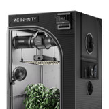 Complete Grow Tent Kit with Fan Filter Ducting Combo, 6” Clip Fan, Full Spectrum LED Grow Light Board