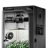 Complete Grow Tent Kit with Fan Filter Ducting Combo, 6” Clip Fan, Full Spectrum LED Grow Light Board