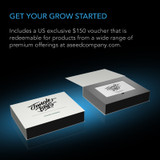 Complete Grow Tent Kit with Fan Filter Ducting Combo, 6” Clip Fan, Full Spectrum LED Grow Light Board