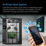 Complete Grow Tent Kit with Fan Filter Ducting Combo, 6” Clip Fan, Full Spectrum LED Grow Light Board