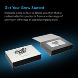Complete Grow Tent Kit with Fan Filter Ducting Combo, 6” Clip Fan, Full Spectrum LED Grow Light Board