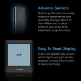 Smart Thermo-Hygrometer B2 with Integrated Sensor