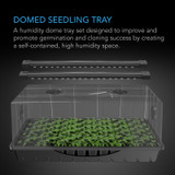 Germination Kit with Sturdy Drip Tray, 6x12 Cell Seedling Tray for Seed Starting, Propagation, Cloning Plants