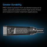 High Precision Digital pH Pen with ±0.01 pH Accuracy and Interchangeable Probe, Nutrient Test pH Meter for Water Hydroponics Plants, Gardening, Aquariums, Swimming Pools