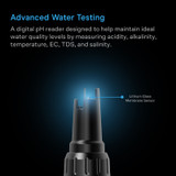 High Precision Digital pH Pen with ±0.01 pH Accuracy and Interchangeable Probe, All-in-One Temperature Salinity EC TDS pH Meter for Water Hydroponics Plants, Gardening, Aquariums, Swimming Pools