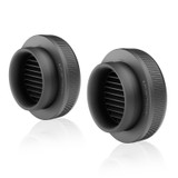 Light-Blocking Twist-On Air Vents with Built-In Adapter, Insect & Dust Filter, High Airflow, Fits Standard 6-Inch Duct Ports Light-Blocking Twist-On Air Vents with Built-In Adapter, Insect & Dust Filter, High Airflow, Fits Standard 6-Inch Duct Ports