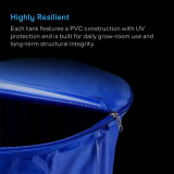 FlexiTank 13 Gallon Collapsible Reservoir with Click Fit Adapter and Filter