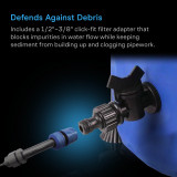 FlexiTank 25 Gallon Collapsible Reservoir with Click Fit Adapter and Filter