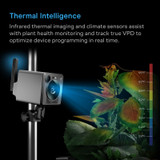 Dual Vision AI Grow Camera, 4K Stills, 2.5K Live View, Thermal Imaging, Plant Health & Growth Analysis, Timelapse, Night Vision, Real-Time Alerts, WiFi App, Made for Grow Tents