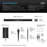 Bar LED Grow Light 4x5, Full Spectrum, 1808 Diodes, 700W RJ-11 Daisy Chain Commercial Light for Plants and Indoor Growing in Grow Rooms and Greenhouses