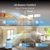 Auto Heating and Cooling, Portable, 48 DB Quiet, Drainage-Free, App / Voice / Remote Control