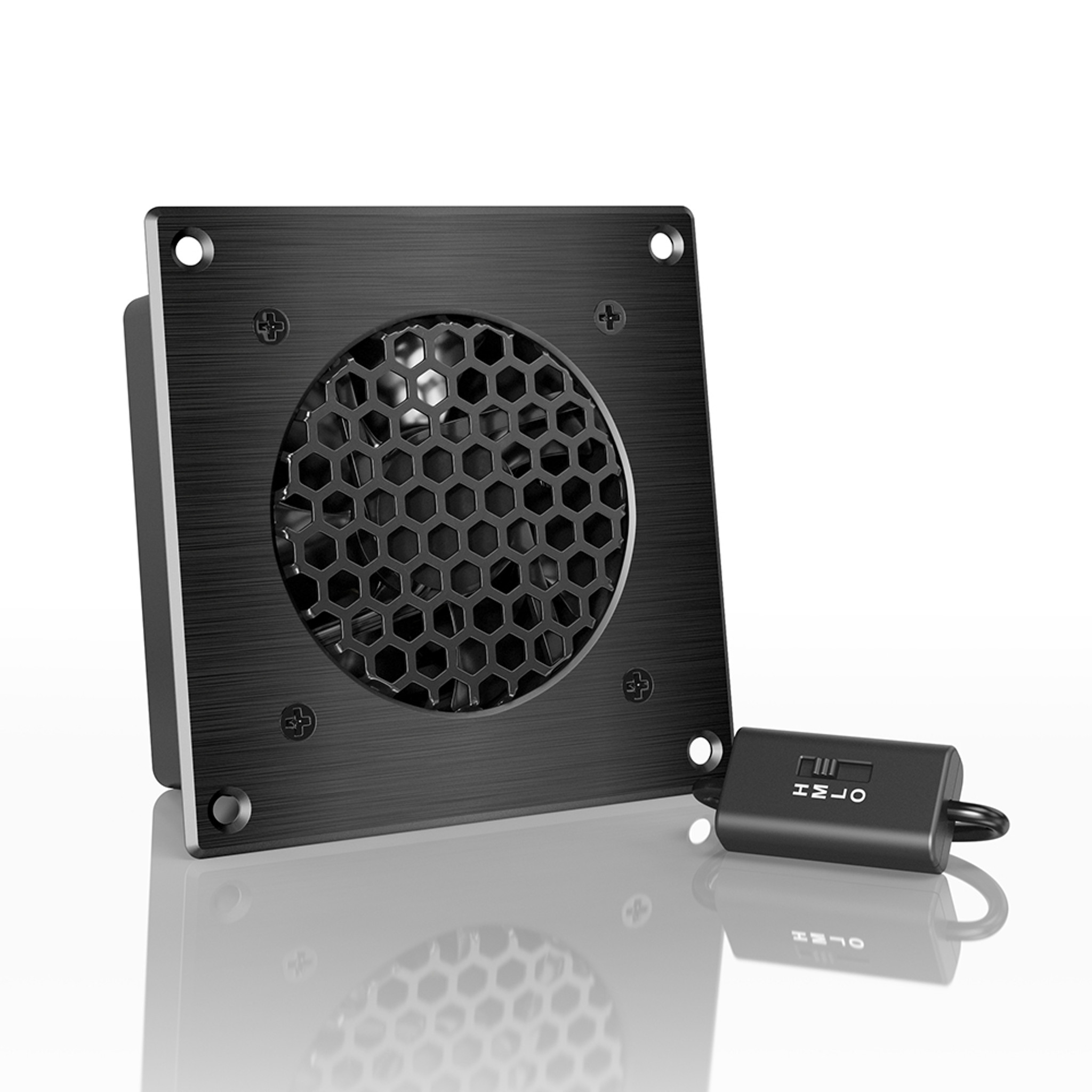 AIRPLATE S1, Home Theater and AV Quiet Cabinet Cooling Fan System 