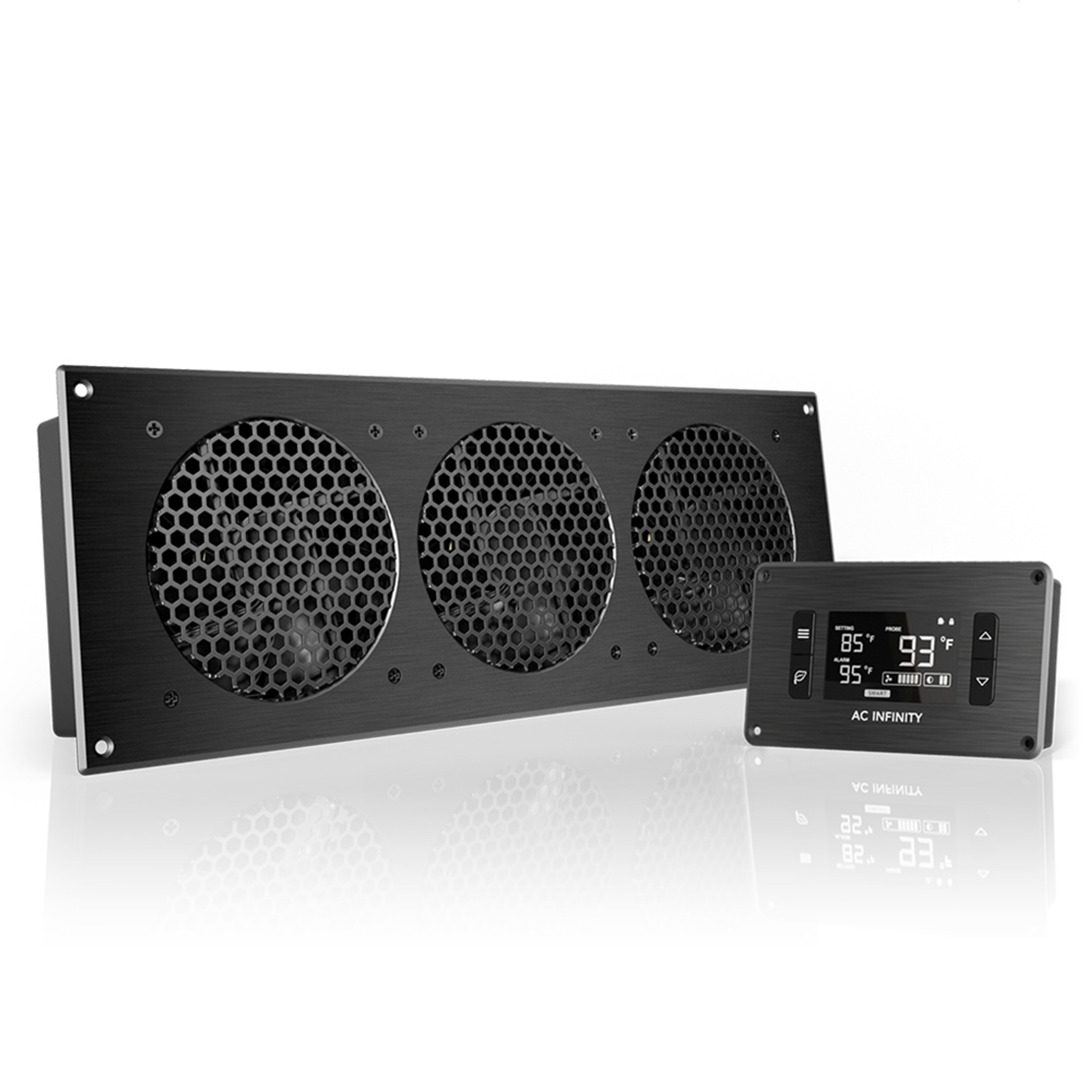 Quiet Cooling Fan System 18 With Speed Control For Home Theater Av