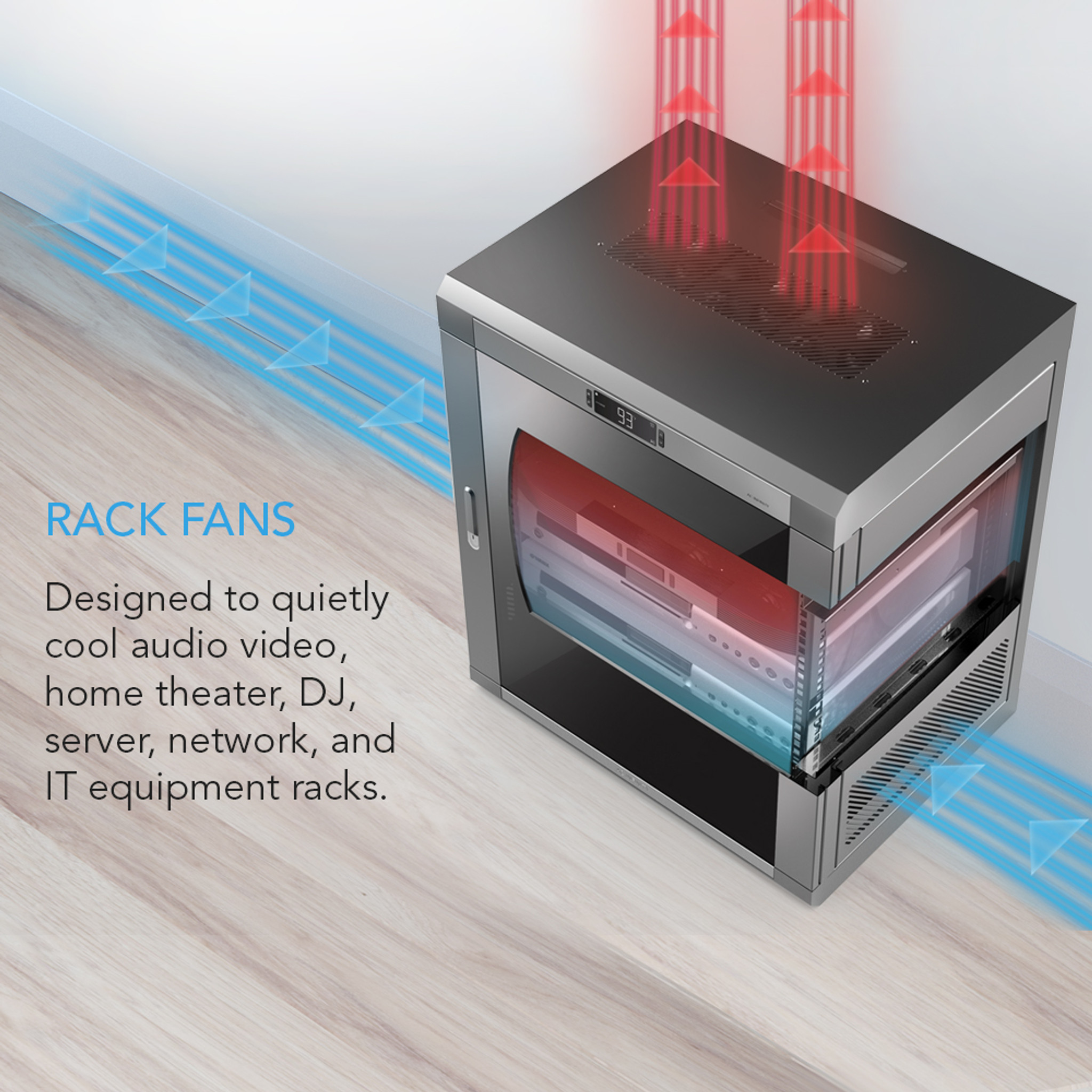 Rack Roof Kit, Dual Cooling-Fans with Speed Controller - AC Infinity