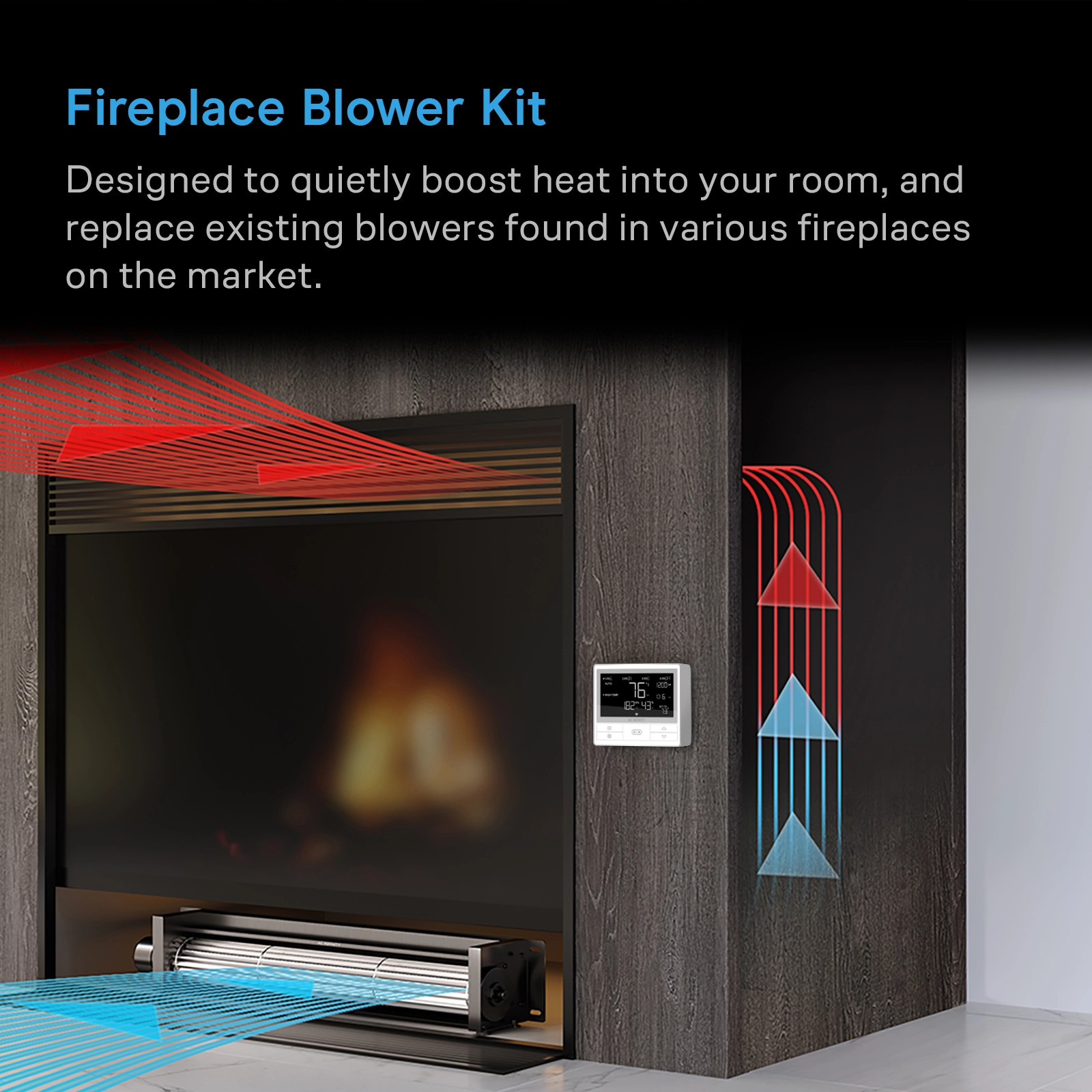 AIRBLAZE T10 Fireplace Blower 10″ Temperature Controller | AC Infinity