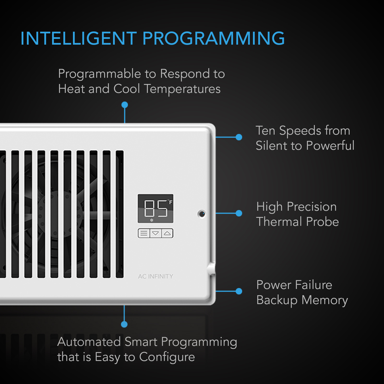 AIRTAP T6, Smart Register Booster Fan 6