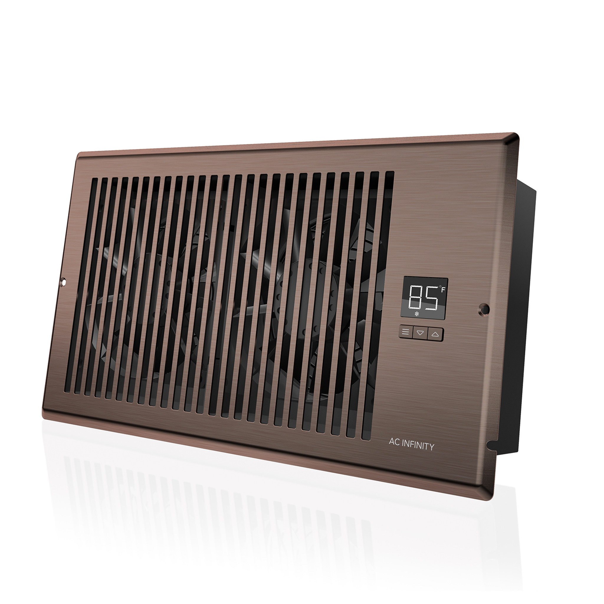 AIRTAP T6, Quiet Register Booster Fan, Bronze, for 6