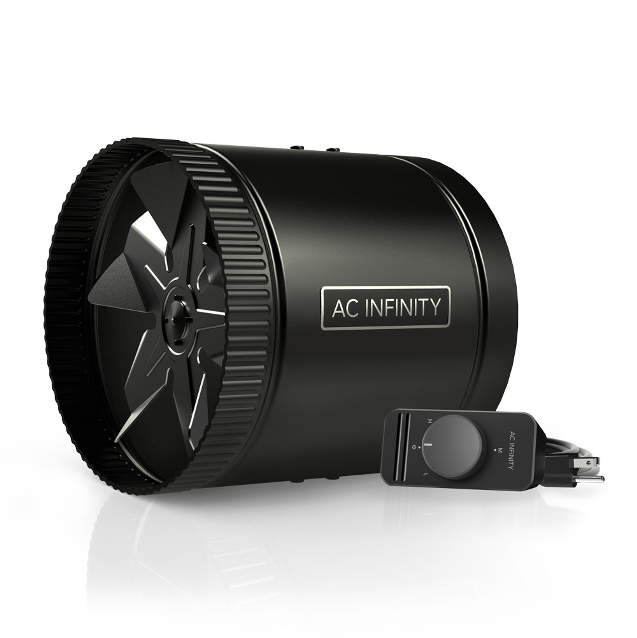 RAXIAL S8, Inline Booster Duct Fan with Speed Controller, 8-Inch - AC  Infinity