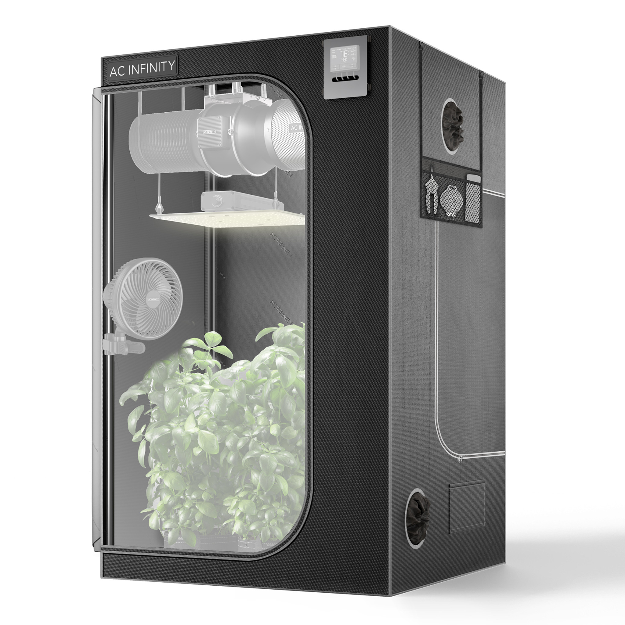 CLOUDLAB 844 - 4x4 Grow Tent by AC Infinity – PowerGrow Systems & Utah  Hydroponics