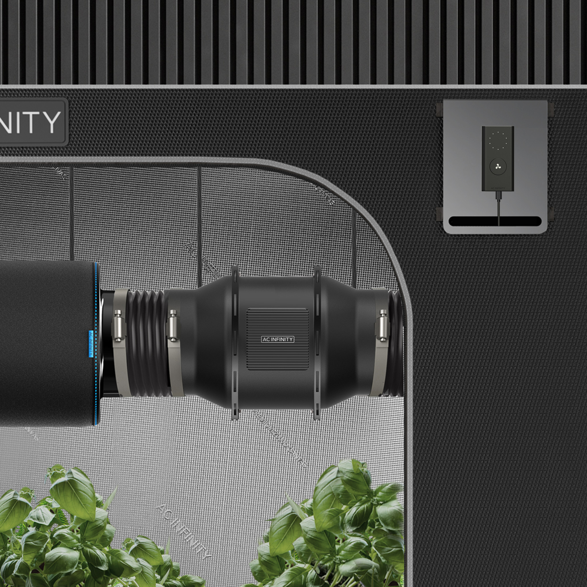 AC Infinity - Cloudline Lite A6, Quiet Inline Fan w/ Speed Controller,  6-Inch - Chilled Tech - LED Grow Lights & Spectrum Control
