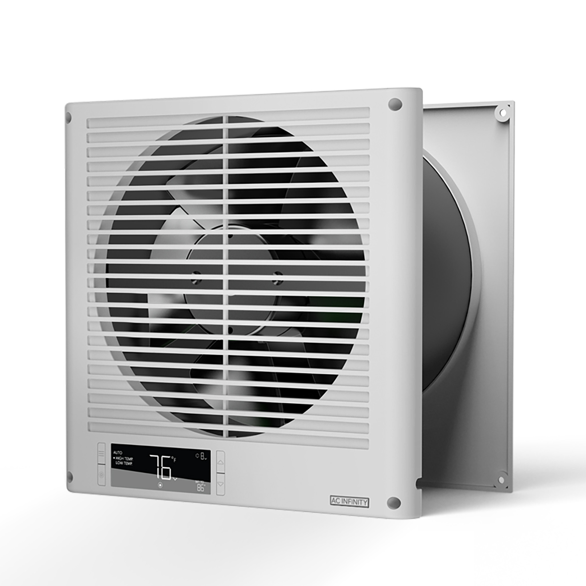 Room Room Fan, Two-Way Airflow, Temperature Controller, 8-Inch - AC Infinity