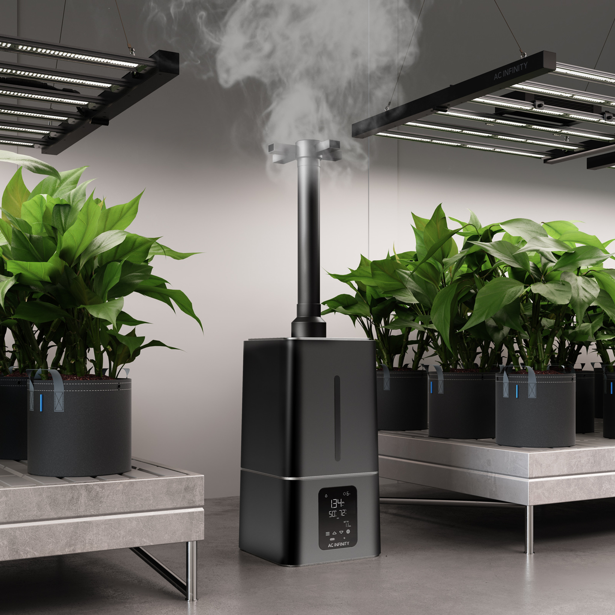 CLOUDFORGE T7, Environmental Plant Humidifier, 15L, Smart Controls,  Targeted Vaporizing - AC Infinity