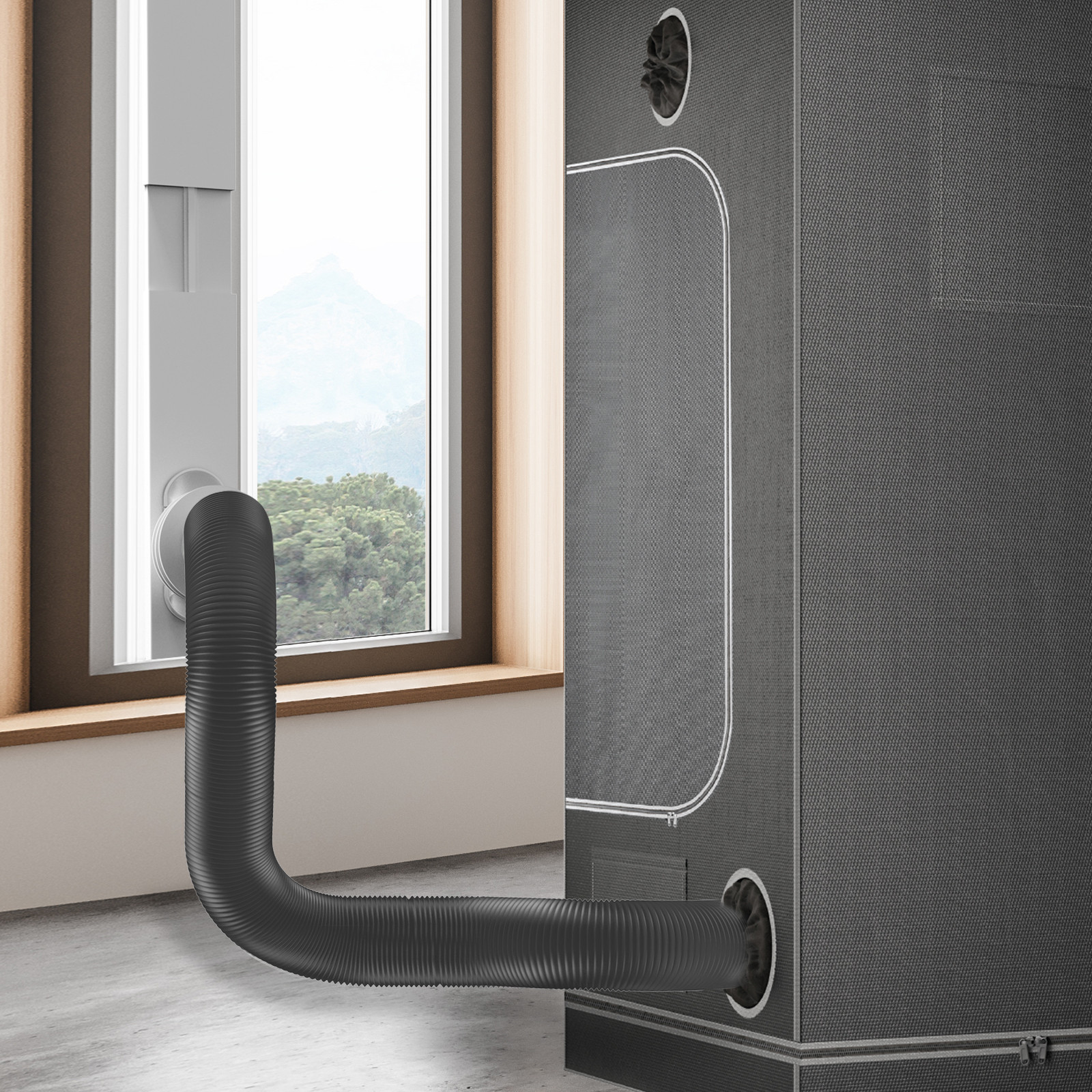 window ac unit vent