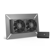 Ventilation Fan 12" with Speed Controller, IP-55 Rated for Crawl Space, Basement, Garage, Attic, Shed, Hydroponics, Grow Tents