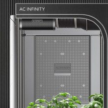 Grow Tent Equipment Board with Cable Management Slots, Steel Wall Organizer Mounts Clip Fans, Controllers, LED Drivers, and Ballasts in 5x5 Grow Tents or Smaller