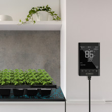 Smart Outlet Controller, Digital Thermostat with Temperature, Humidity, and Timer Controls, For Heat Mat Seedling Germination Propagation