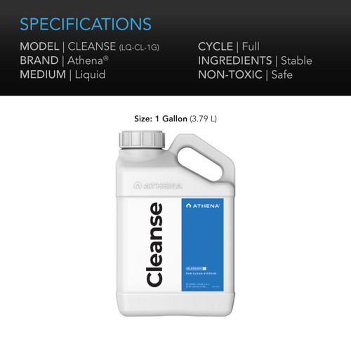 Cleanse Mineral Buildup Removal for Irrigation 1 Gal | AC Infinity