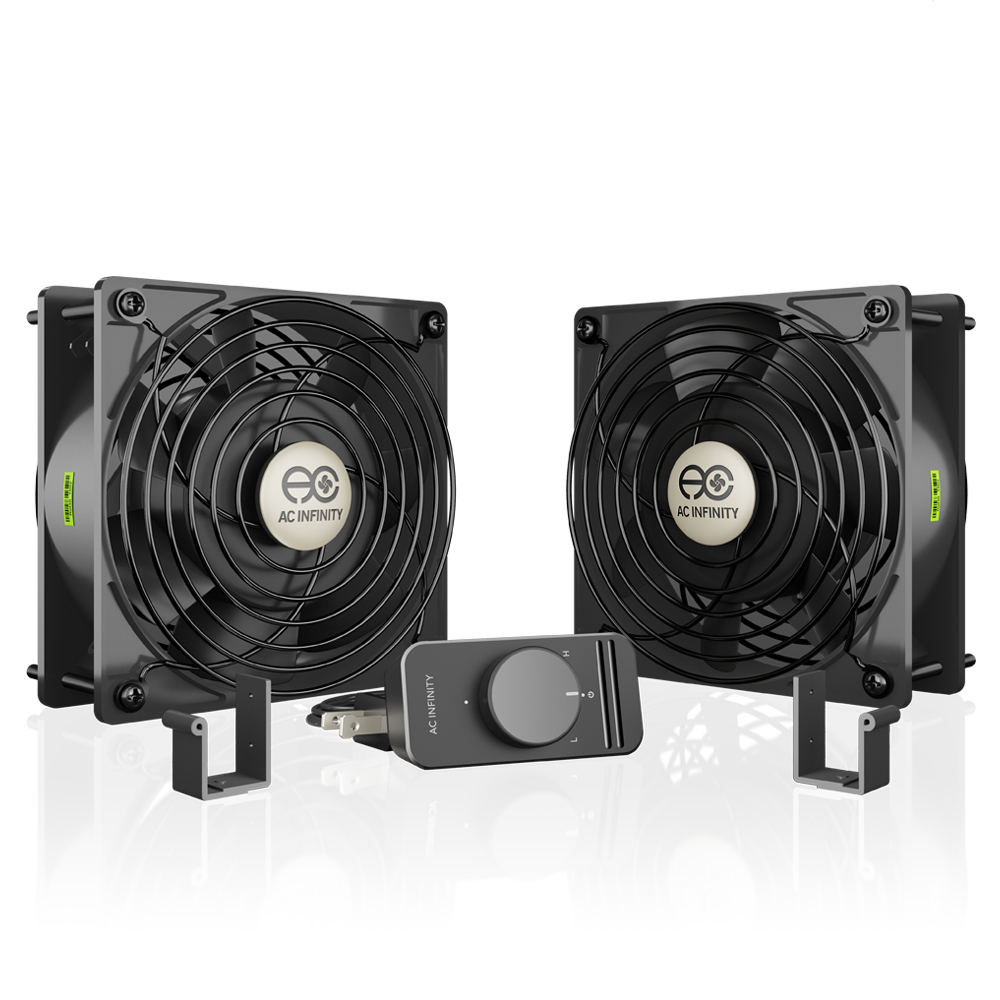 AXIAL S1238D, Muffin 120V AC Cooling Fan, Dual 120mm x 120mm