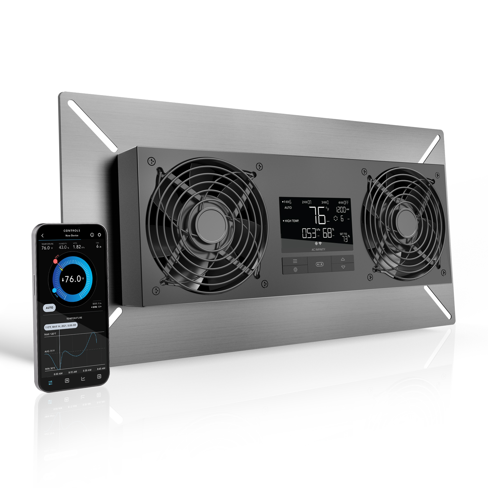 INFINITE『AIR』 AC Infinity AIRTITAN T8-N, Crawlspace Basement Ventilator