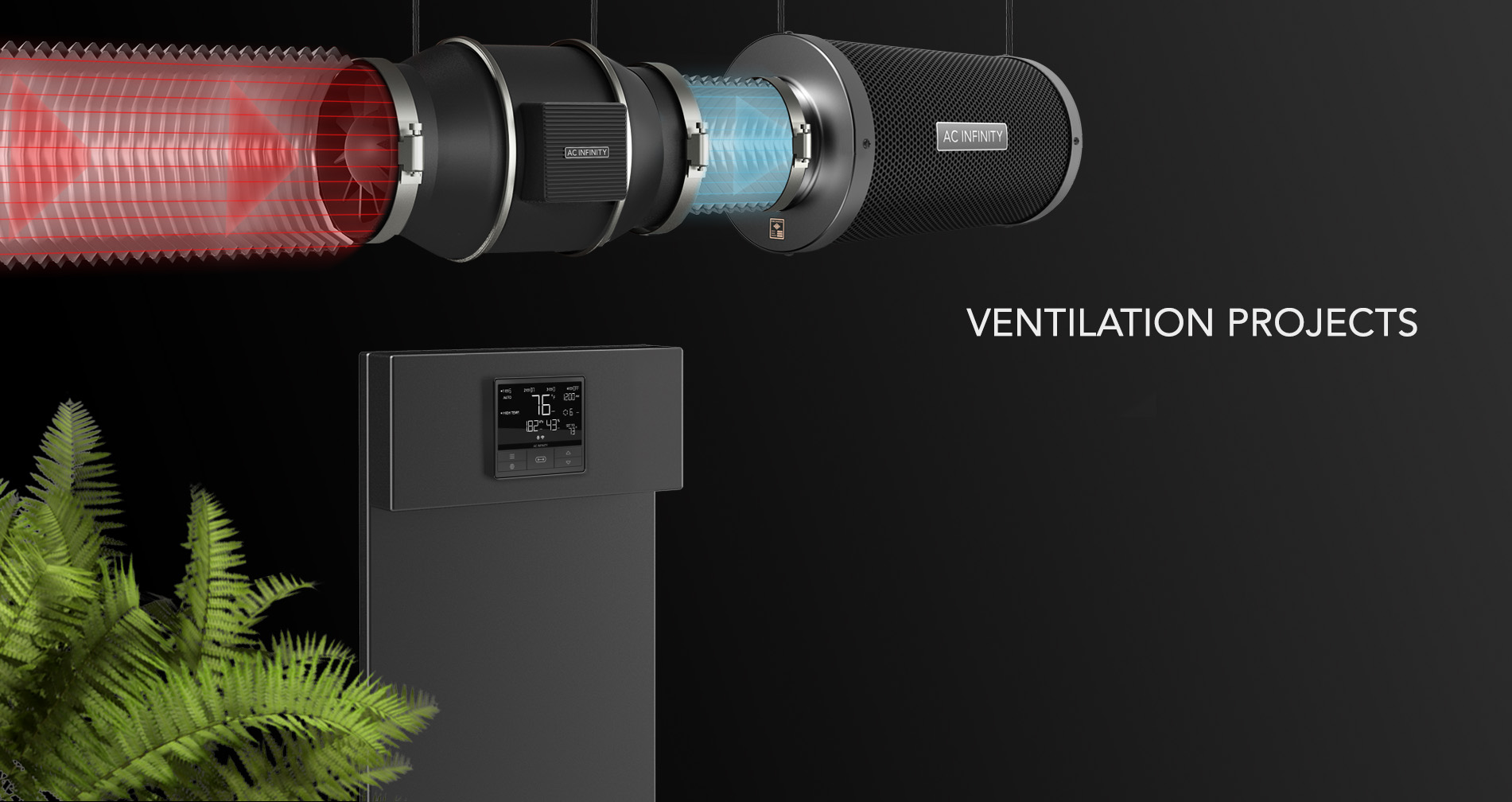 Hydroponics & Growers - VENTILATION - Inline Fan Systems - Page 1 - AC  Infinity