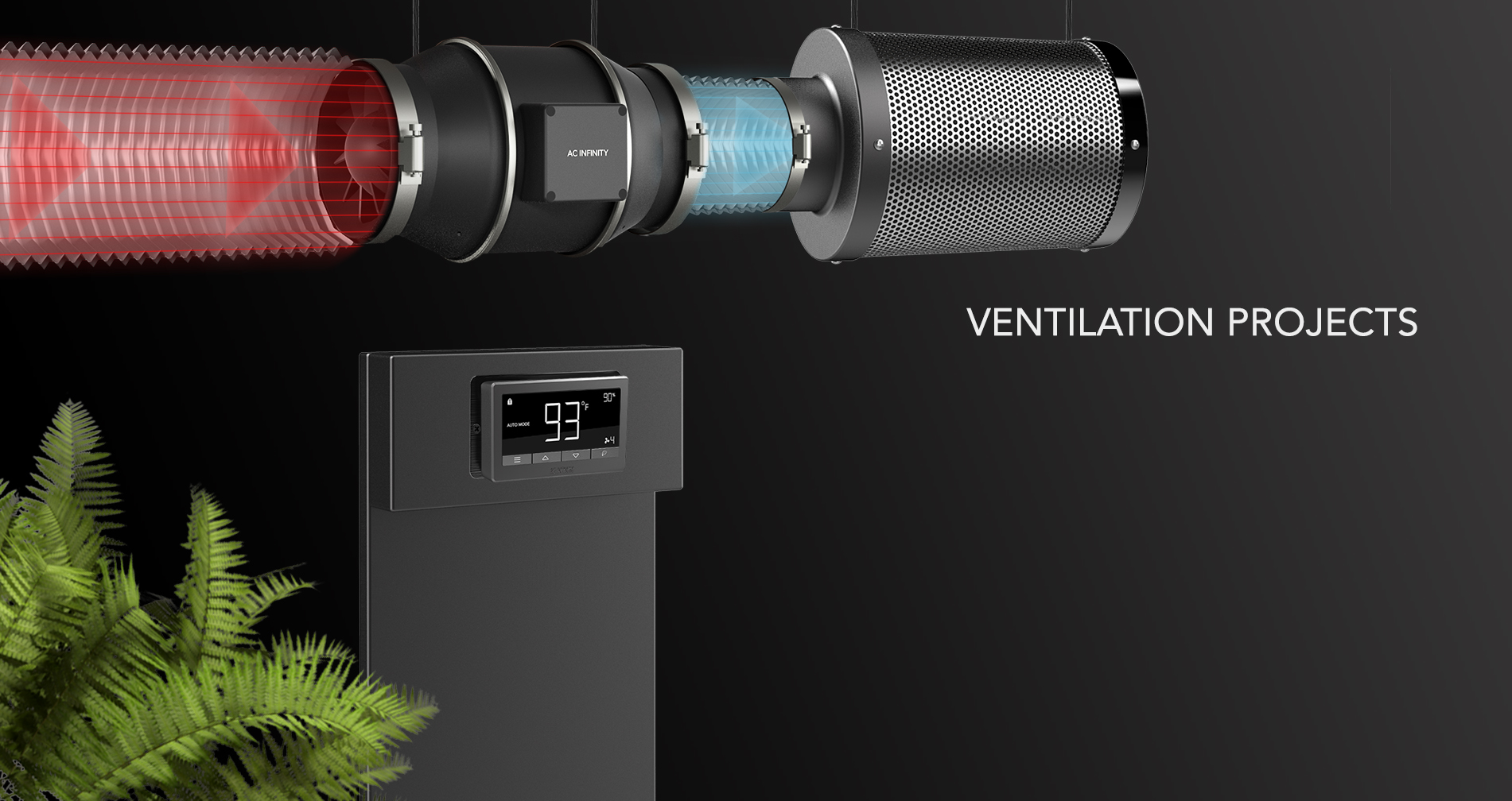 Home Ventilation Inline Duct Fan Systems Ac Infinity